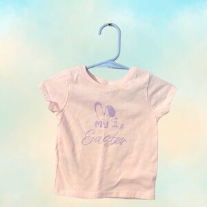 Garanimals Pink Short Sleeve Tee with Lavender Design
